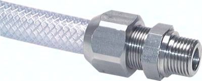 Gerade Verschraubung G 3/8"-13 x 20mm, 1.4571
