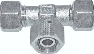 Einstellb. T-Schneidringver-schraubung 12 L, Stahl verzinkt