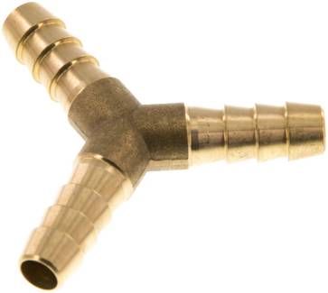 Y-Schlauchverbinder 8mm, Messing