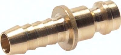 Kupplungsstecker (NW5) 4mm Schlauch, Messing
