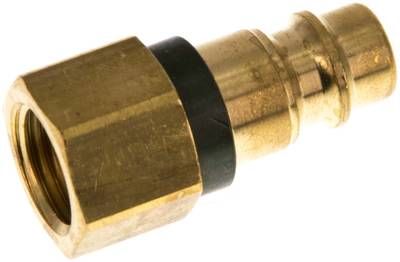 Kupplungsstecker (NW7,2) G 1/4"(IG), grün, Kreis Ø 12,5 mm