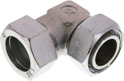 Einstellb. Winkel-Schneidring-verschr. 35 L, Stahl verzinkt