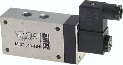 5/2-Wege Magnetventil, M 5, Luftfeder, 24 V=