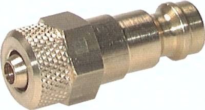 Kupplungsstecker (NW5) 8 x 6mm Schlauch, Messing