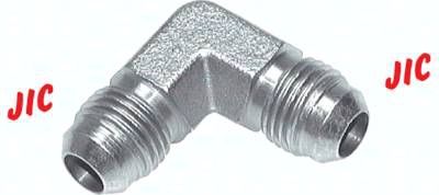 90°-Winkel,UN 1 5/8"-12 AG (JIC), V4A