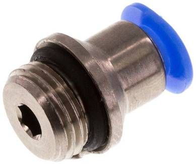 Gerader Steckanschluss G 1/8"-4mm, Mini m. Innensechkt.