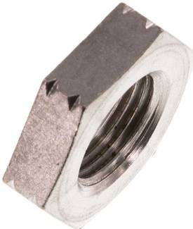 Sechskant-Gegenmutter Rp 3/8", V4A