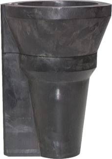 Druckluftschrauberköcher, 3 teilig, schwarz