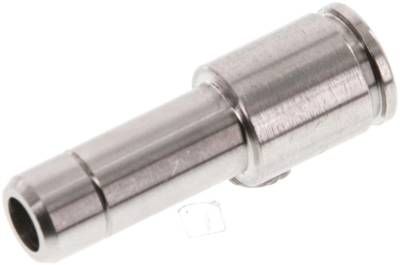 Reduzierung 8mm Stecknippel x 6mm Schlauch, IQS-Edelstahl