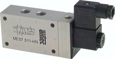 5/2-Wege Magnetventil mit Fremdluftanschluss, G 1/4" (Pilot G 1/8")