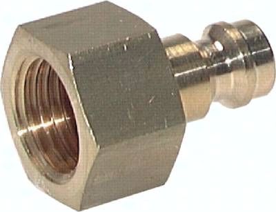 Kupplungsstecker (NW5) G 1/8"(IG), Messing