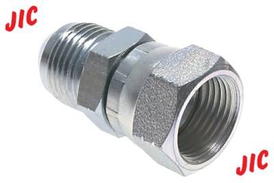 Reduziernippel UNF 3/4"-16(JIC-AG)-UNF 7/8"-14(JIC-IG)
