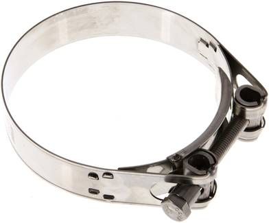 25mm Gelenkbolzenschelle, 104 - 112mm, 1.4301 (W4)