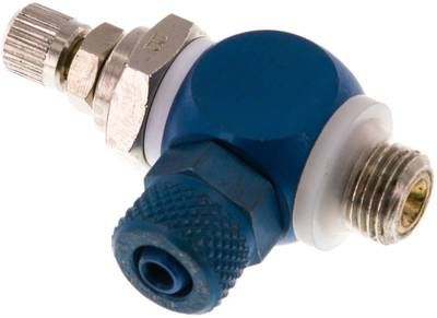 Drosselrückschlagventil G 1/8"-6 x 4mm, abluftregelnd (B)