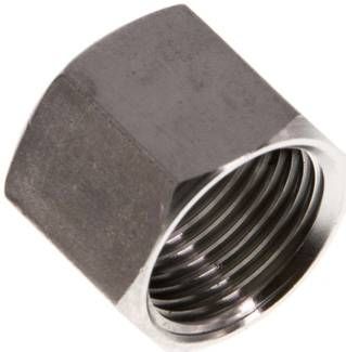 Überwurfmutter 1.4571, G 3/8", 4 / 6 / 9 mm