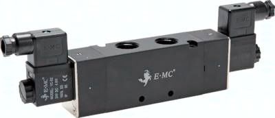 5/2-Wege Magnetventil, G 1/2", Impulsventil, 12 V=
