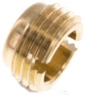 flacher Schalldämpfer G 1/8", Sinterbronze, zum Versenken