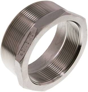 Reduziernippel R 3"(AG)-Rp 2 1/2"(IG), 16 bar 1.4408