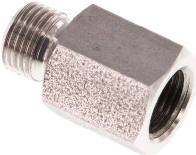Gewindeverlängerung G 1/8"-15mm, 40 bar 1.4571