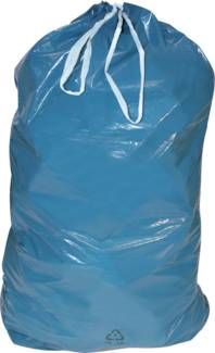 Müllsack, 120 ltr, blau, 25er, LD-PE, 50µm (Typ 70)