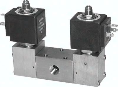 Edelstahl-Magnetventil, G 1/4", 3/2-Wege-Impulsventil