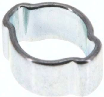 2-Ohr-Schlauchschelle 7 - 9mm, Stahl verzinkt (W1)