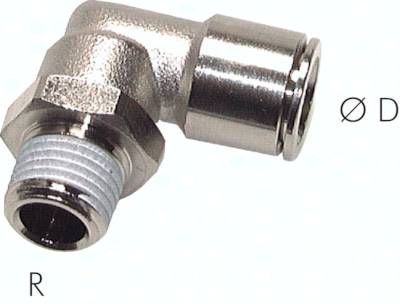 Winkel-Steckanschluss R 1/8"-4mm, Baureihe C
