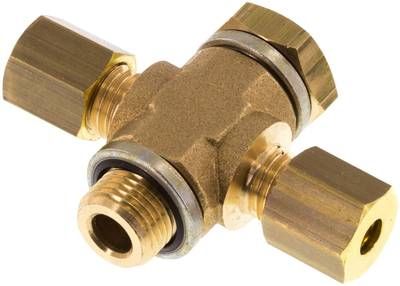 T-Klemmringverschraubung G 1/8"-4mm, Messing