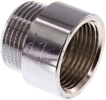 Gewindeverlängerung G 3/4"-15mm, Messing verchromt