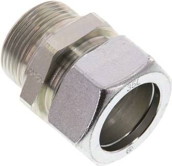 Gerade Schneidringverschr. 35 L-G 1 1/4", Stahl verzinkt