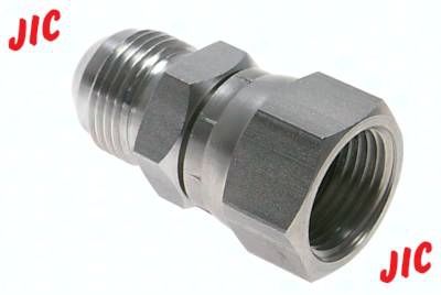 Reduziernippel UNF 1/2"-20(JIC-AG)-UNF 1/2"-20(JIC-IG)