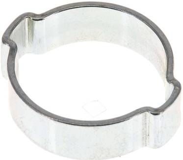 2-Ohr-Schlauchschelle 24 - 28mm, Stahl verzinkt (W1)