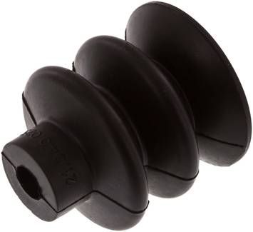 Balgsauger, 2,5-fach, 40,0x20mm, NBR (schwarz)