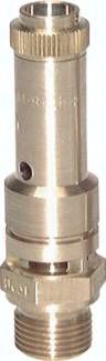 TÜV-Sicherheitsventil G 3/8" (DN8), 33,50 bar, Messing