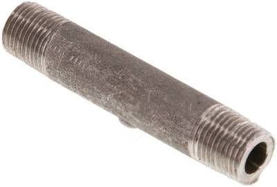 Rohrdoppelnippel R 1/8"-50mm, 20 bar 1.4571