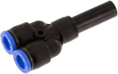 Y-Steckanschluss 10mm Stecknippel, 8mm Schlauch