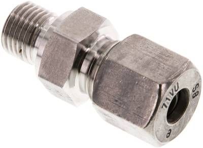 Gerade Schneidringverschr. 8 S-G 1/4", 1.4571