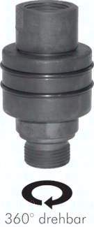 Hochdruck-Drehgelenk G 1/4", Stahl