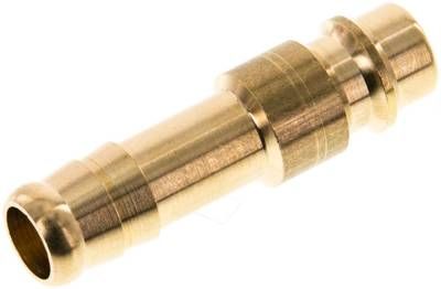 Kupplungsstecker (NW7,2) 9mm Schlauch, Messing