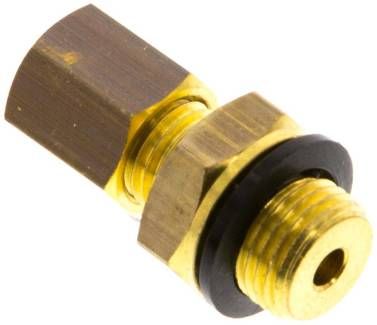 Gerade Klemmringverschraubung G 1/8"-4mm, Messing
