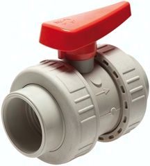 Schweißmuffen-Kugelhahn, PP-H / EPDM, 63mm (Industrieausf.)
