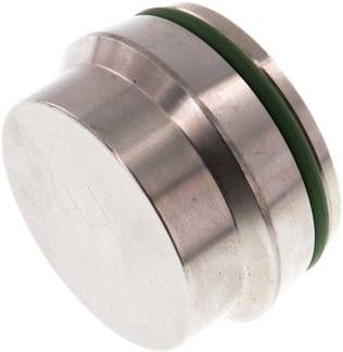 Verschlussstopfen ohne Mutter 35 L, 1.4571