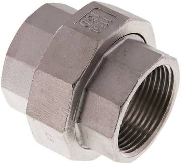 Verschraubung kon. dichtend Rp 1 1/4" (IG),16 bar 1.4408