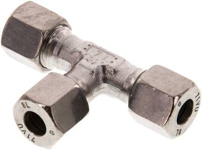 T-Schneidringverschraubung 8 L, 1.4571