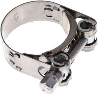 20mm Gelenkbolzenschelle, 43 - 47mm, 1.4016 (W2)