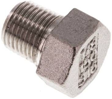 Verschlussstopfen Außenskt. R 1/8", 16 bar 1.4408