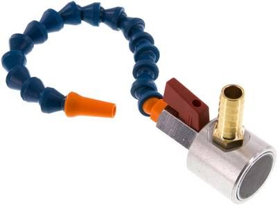 Gelenkschlauch, 1/4", Set mit Magnetfuß: 1 Gelenkschlauch (16 Module) mit Gewind