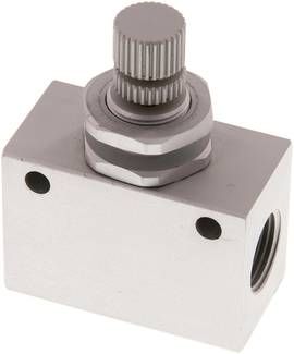 Block-Drosselrückschlagventil, G 3/8", Kompakt