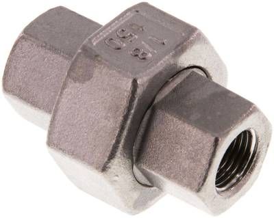 Verschraubung kon. dichtend Rp 1/8" (IG),16 bar 1.4408