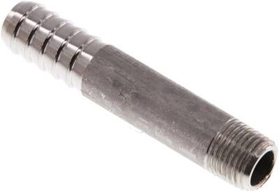 Gewindetülle ohne Bund R 1/4"-13mm, 1.4571